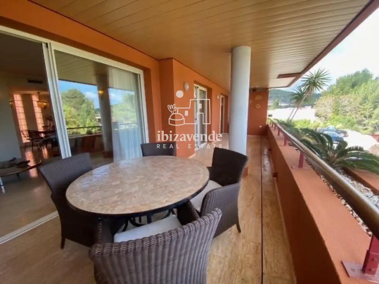 Exterior view of Flat for rent in Santa Eulària des Riu  with Terrace, Storage room and Swimming Pool