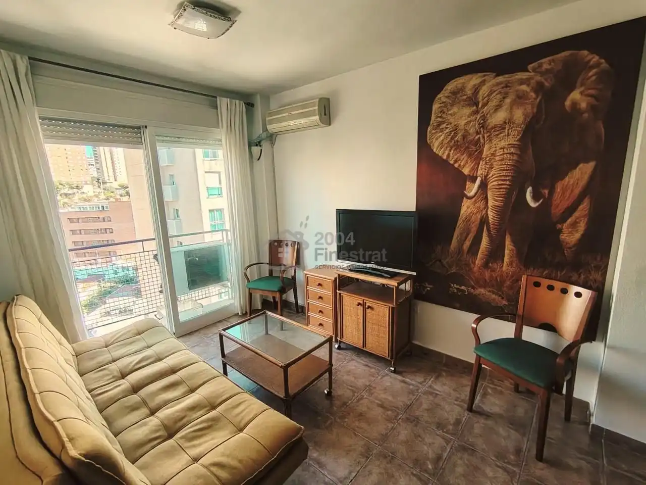 Wohnzimmer von Wohnung zum Verkauf in Finestrat mit Klimaanlage, Terrasse und Möbliert