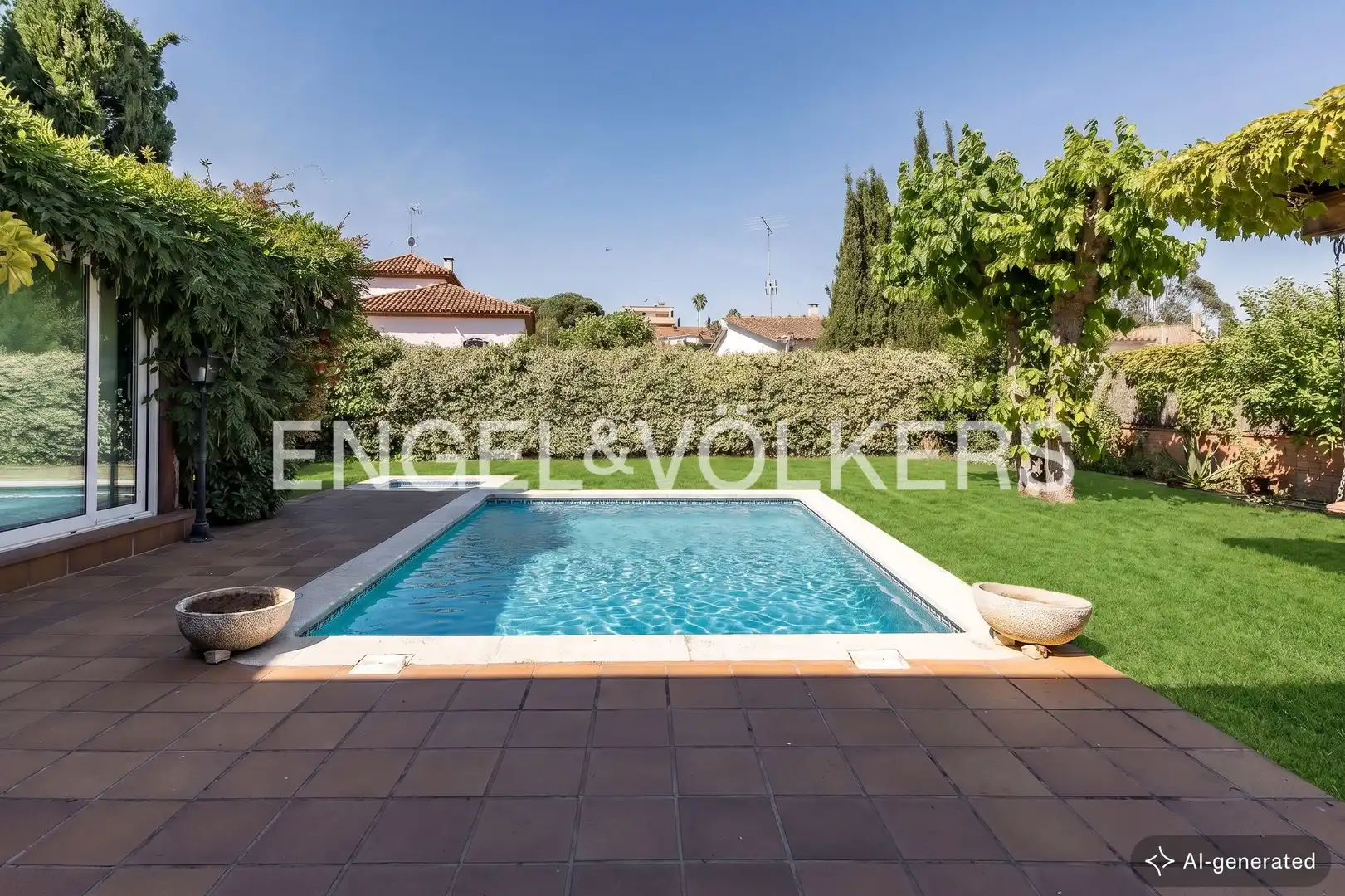 Piscina de Casa o xalet en venda en Argentona amb Aire condicionat, Calefacció i Jardí privat
