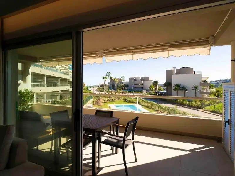 Terrace of Flat for sale in Mijas  with Air Conditioner, Heating and Private garden