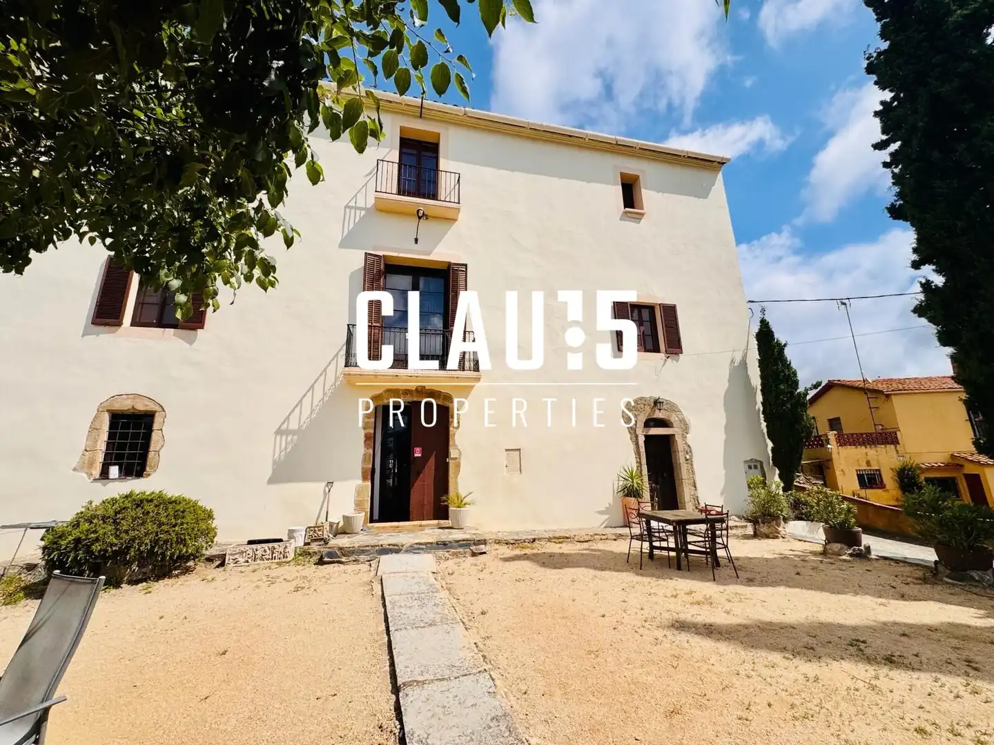 Vista exterior de Finca rústica en venta en Pineda de Mar con Jardín privado, Terraza y Amueblado
