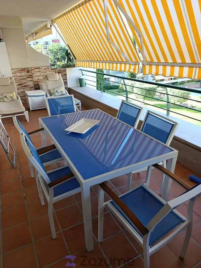 Terrace of Flat for rent in Marbella  with Heating, Terrace and Swimming Pool