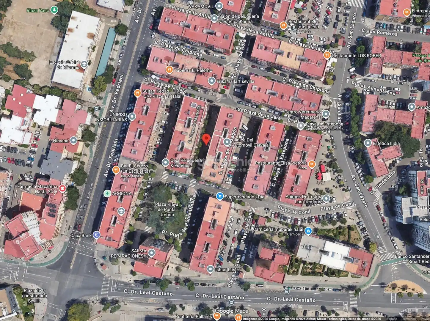 Vista exterior de Piso en venta en Sevilla con Terraza