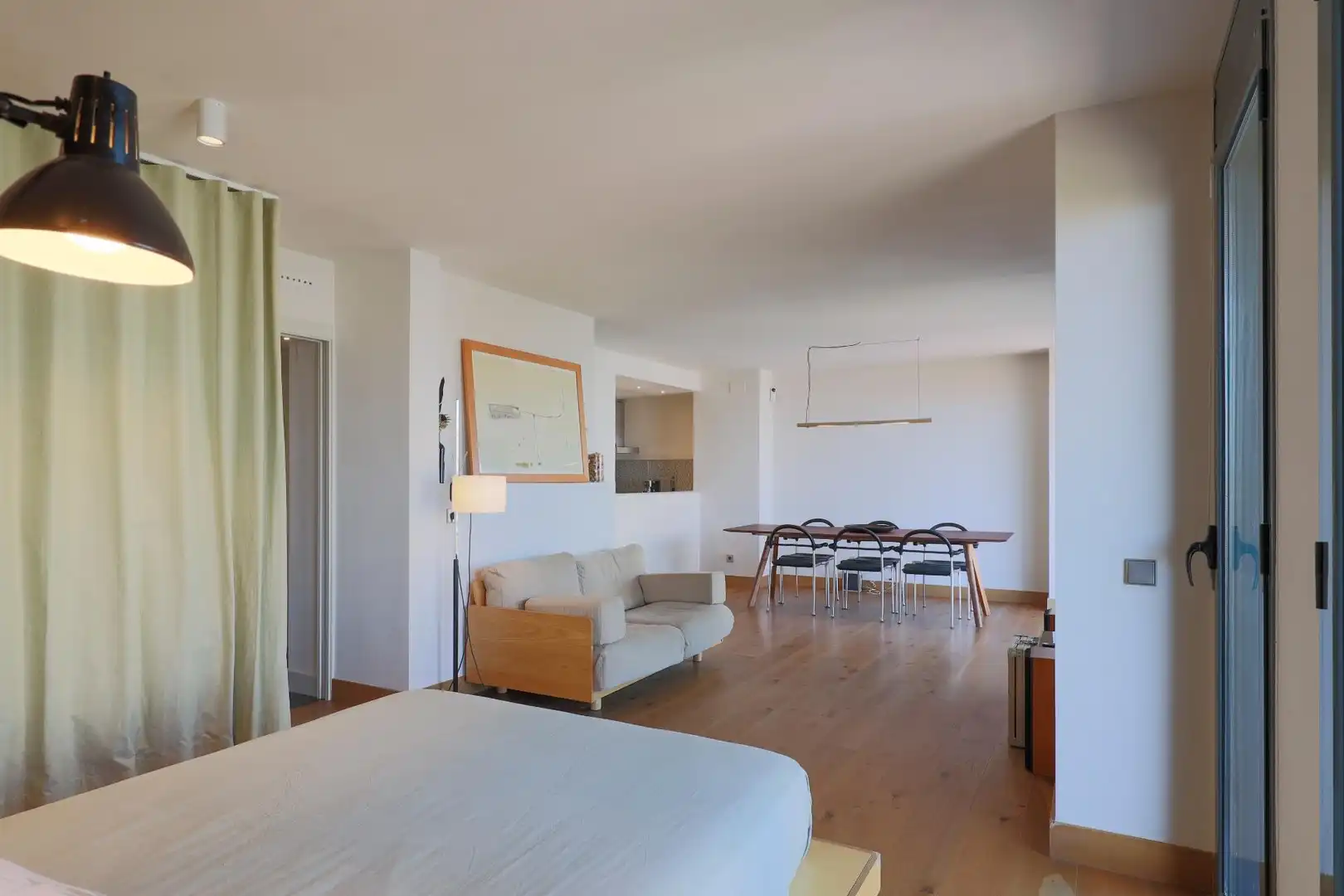 Wohnzimmer von Wohnung zum Verkauf in L'Hospitalet de Llobregat mit Klimaanlage, Heizung und Parkett