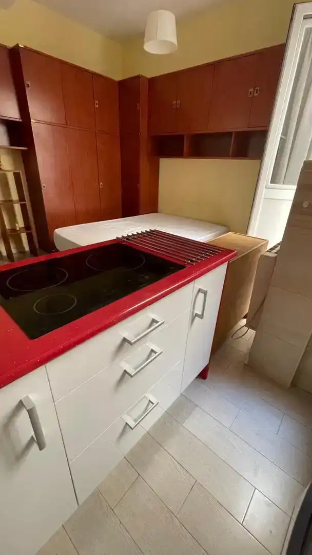 Kitchen of Flat for rent in  Madrid Capital  with Balcony