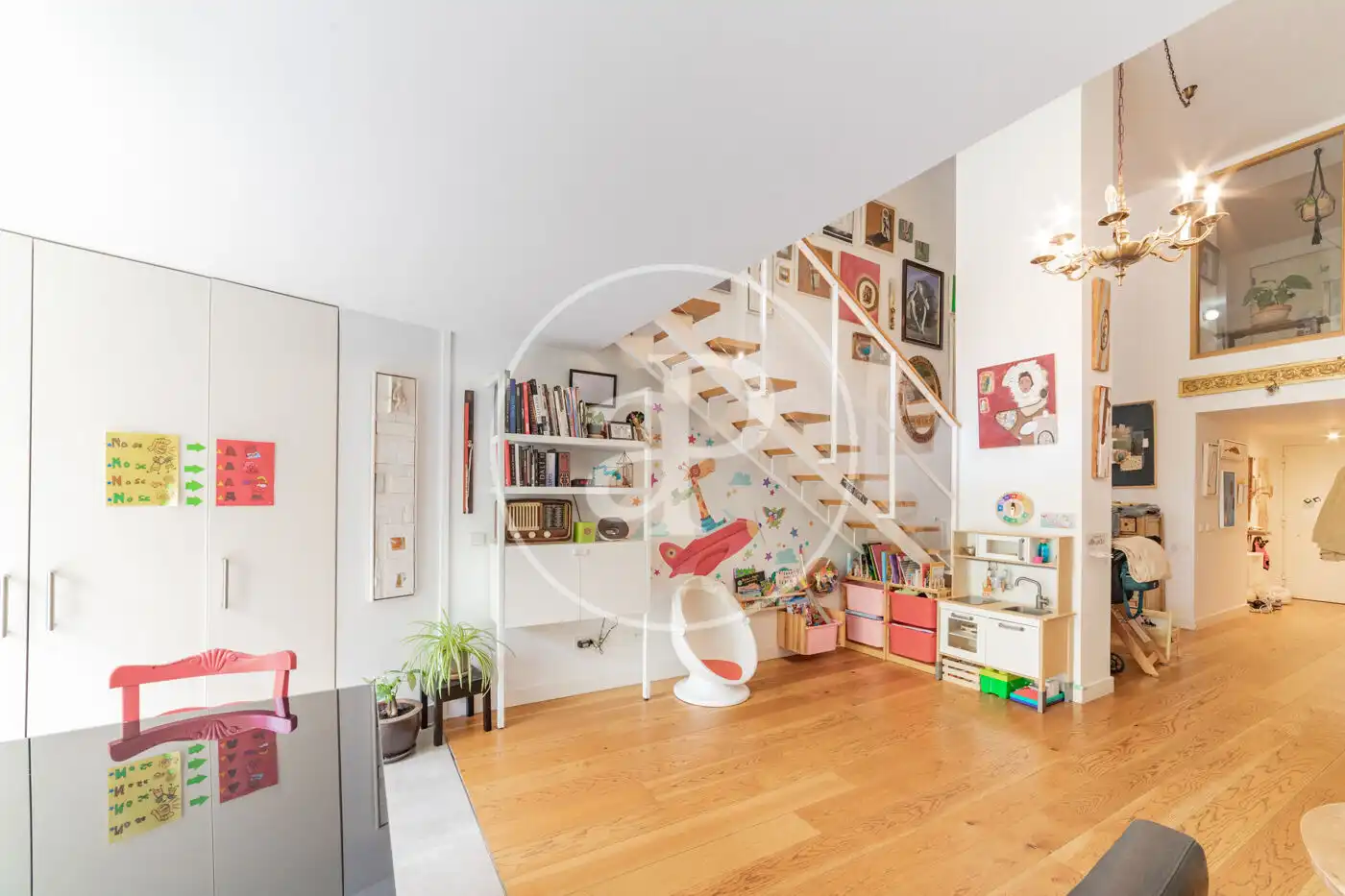 Sala de estar de Piso en venta en Madrid con Calefacción, Terraza y Trastero
