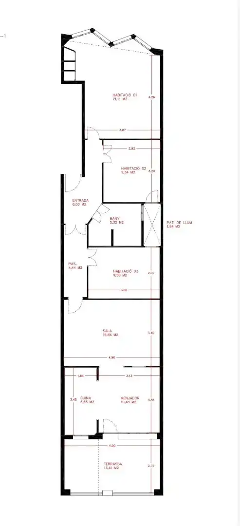 Piso en venta en El Prat de Llobregat con Calefacción y Terraza