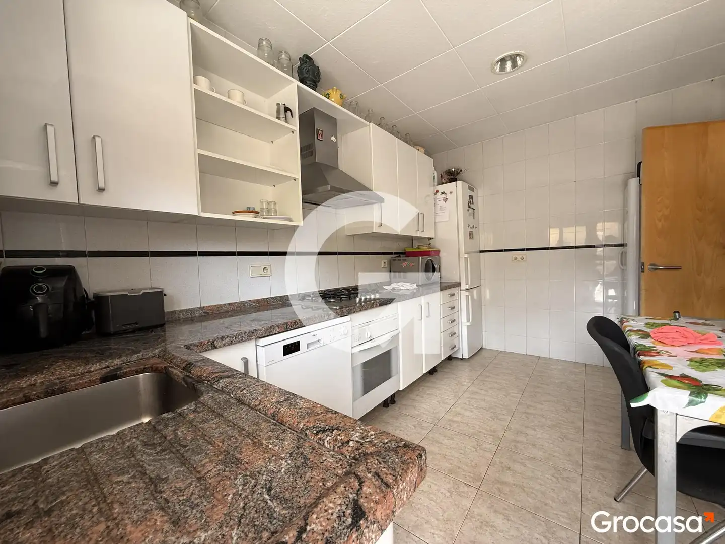 Cocina de Piso en venta en Les Franqueses del Vallès con Calefacción, Jardín privado y Terraza