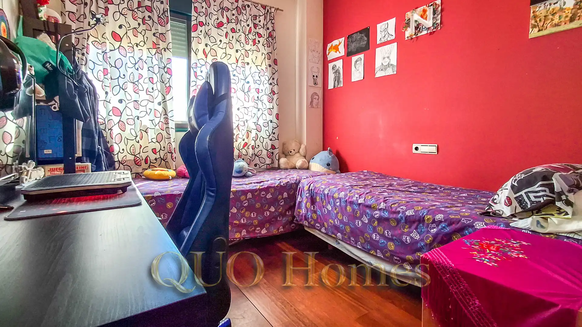 Bedroom of Flat for sale in Jerez de la Frontera  with Air Conditioner, Private garden and Storage room