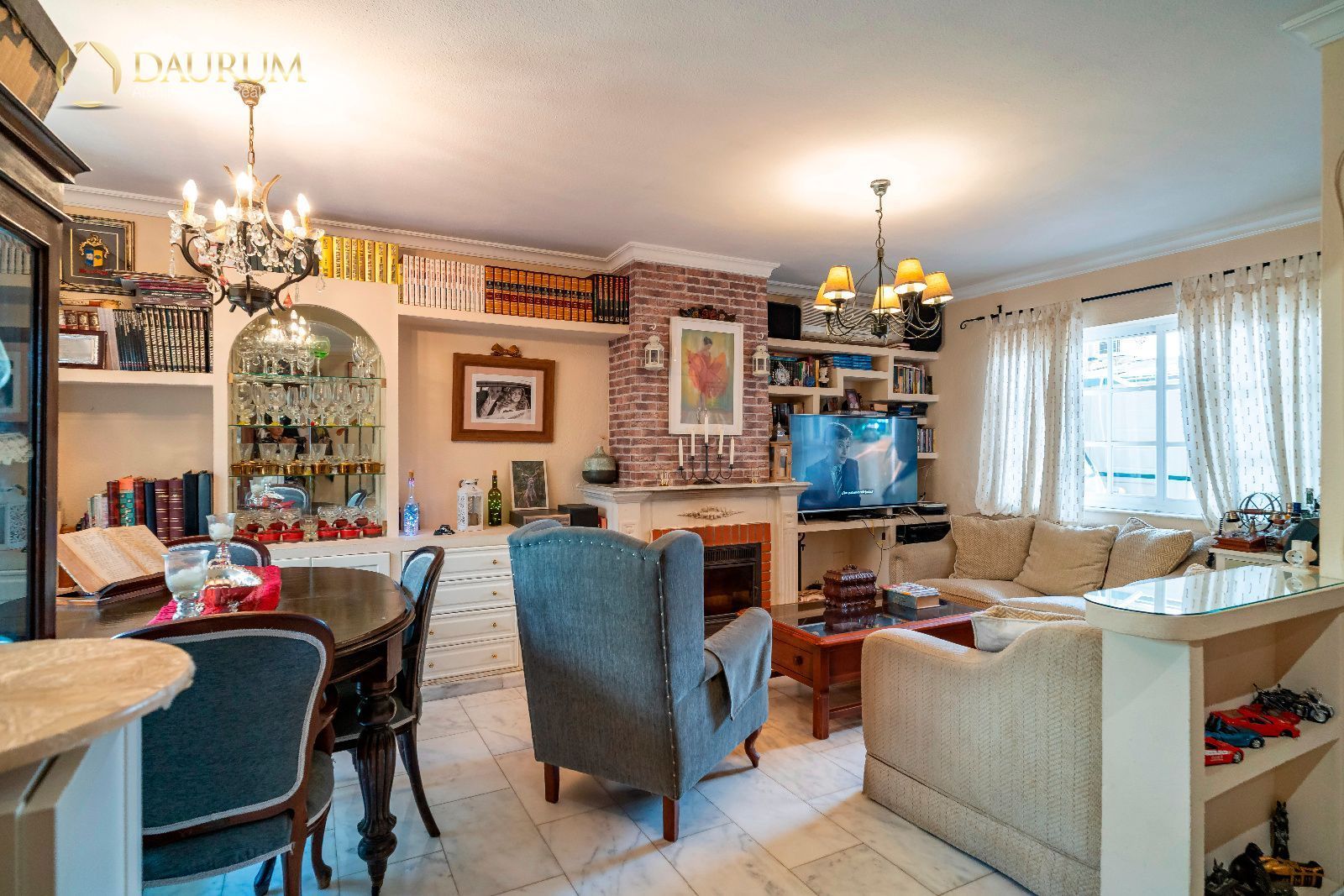 Living room of Single-family semi-detached for sale in Málaga Capital  with Air Conditioner, Heating and Terrace