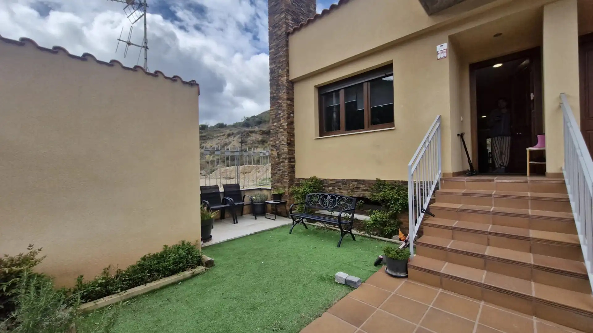 Terraza de Casa adosada en venta en Arnedillo con Calefacción, Jardín privado y Terraza