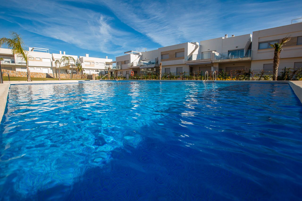 Swimming pool of Apartment for sale in Orihuela  with Air Conditioner, Heating and Private garden