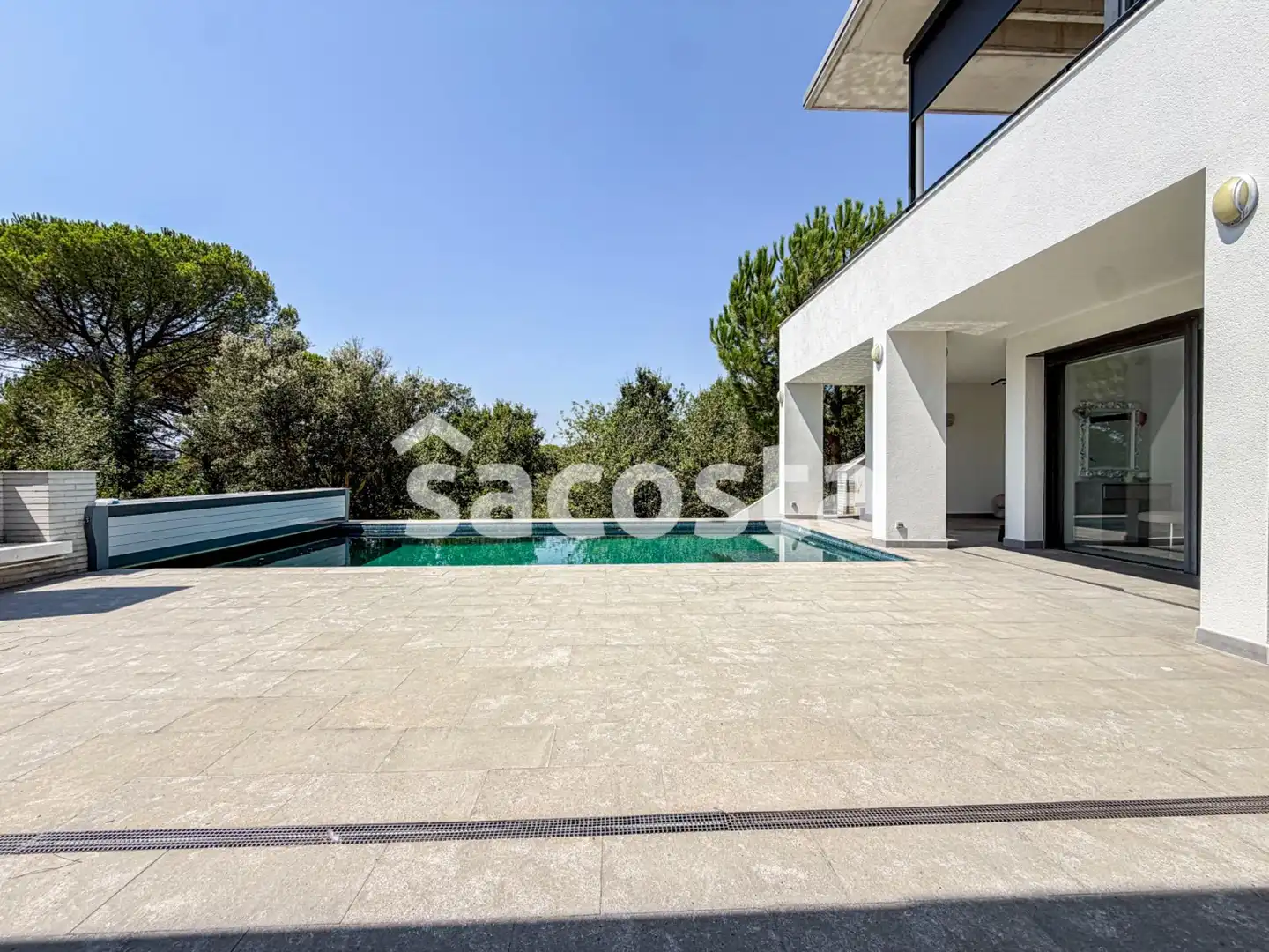 Terraza de Casa o chalet en venta en Caldes de Malavella con Aire acondicionado, Calefacción y Jardín privado