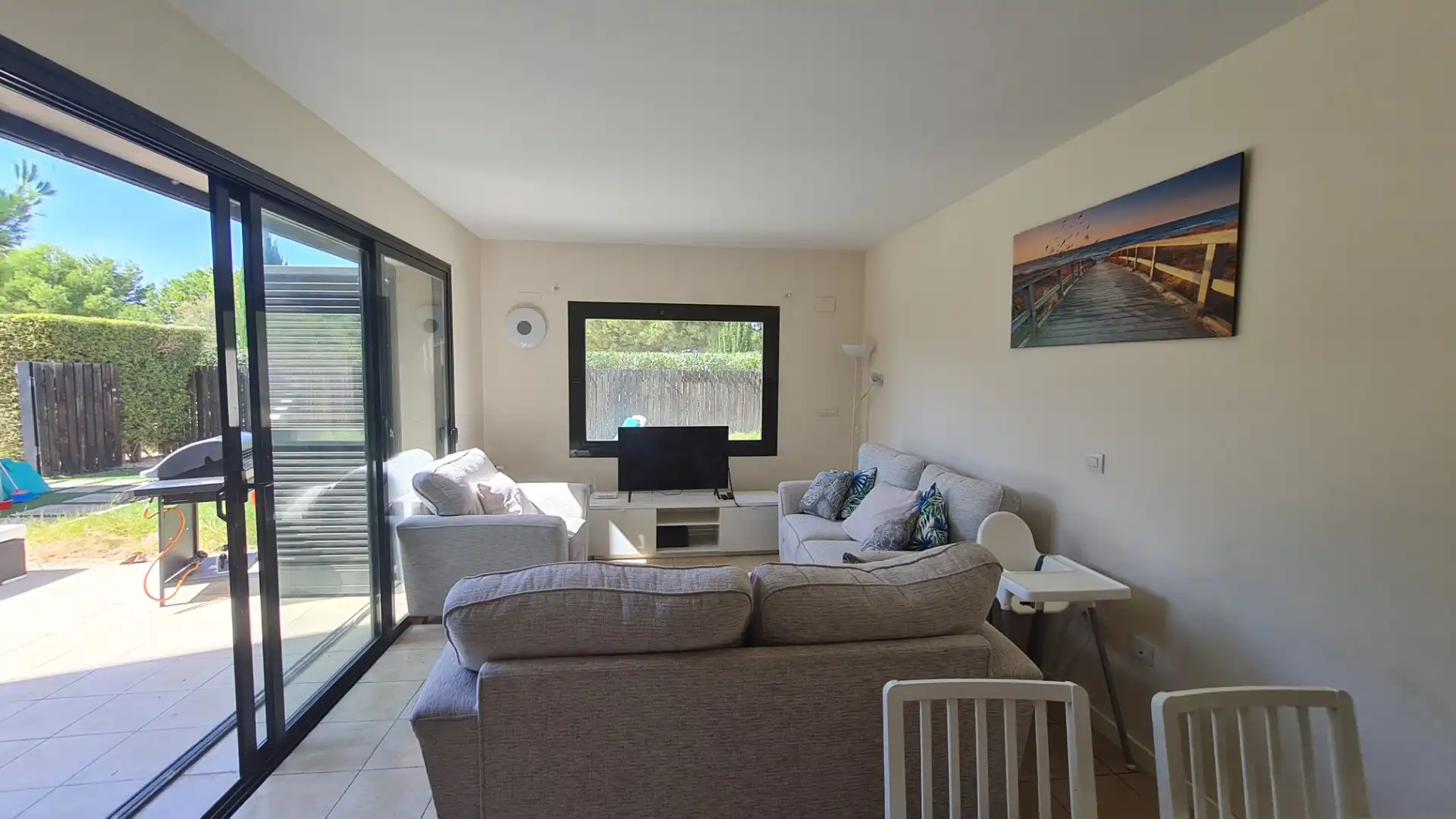 Sala de estar de Apartamento en venta en Murcia con Aire acondicionado, Calefacción y Jardín privado