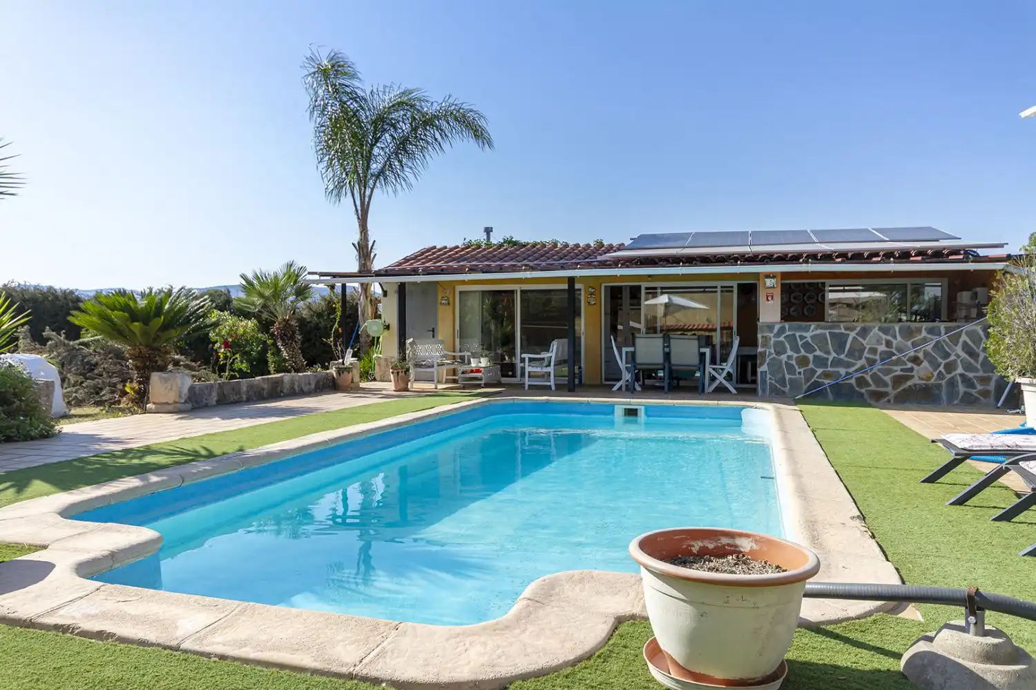 Swimming pool of Houses for sale in Sant Martí Sarroca  with Air Conditioner, Heating and Terrace