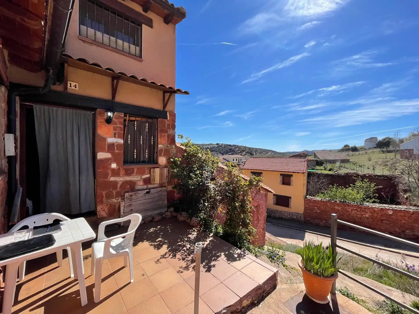 Terraza de Finca rústica en venta en Montejo de Tiermes con Parquet, Terraza y Horno