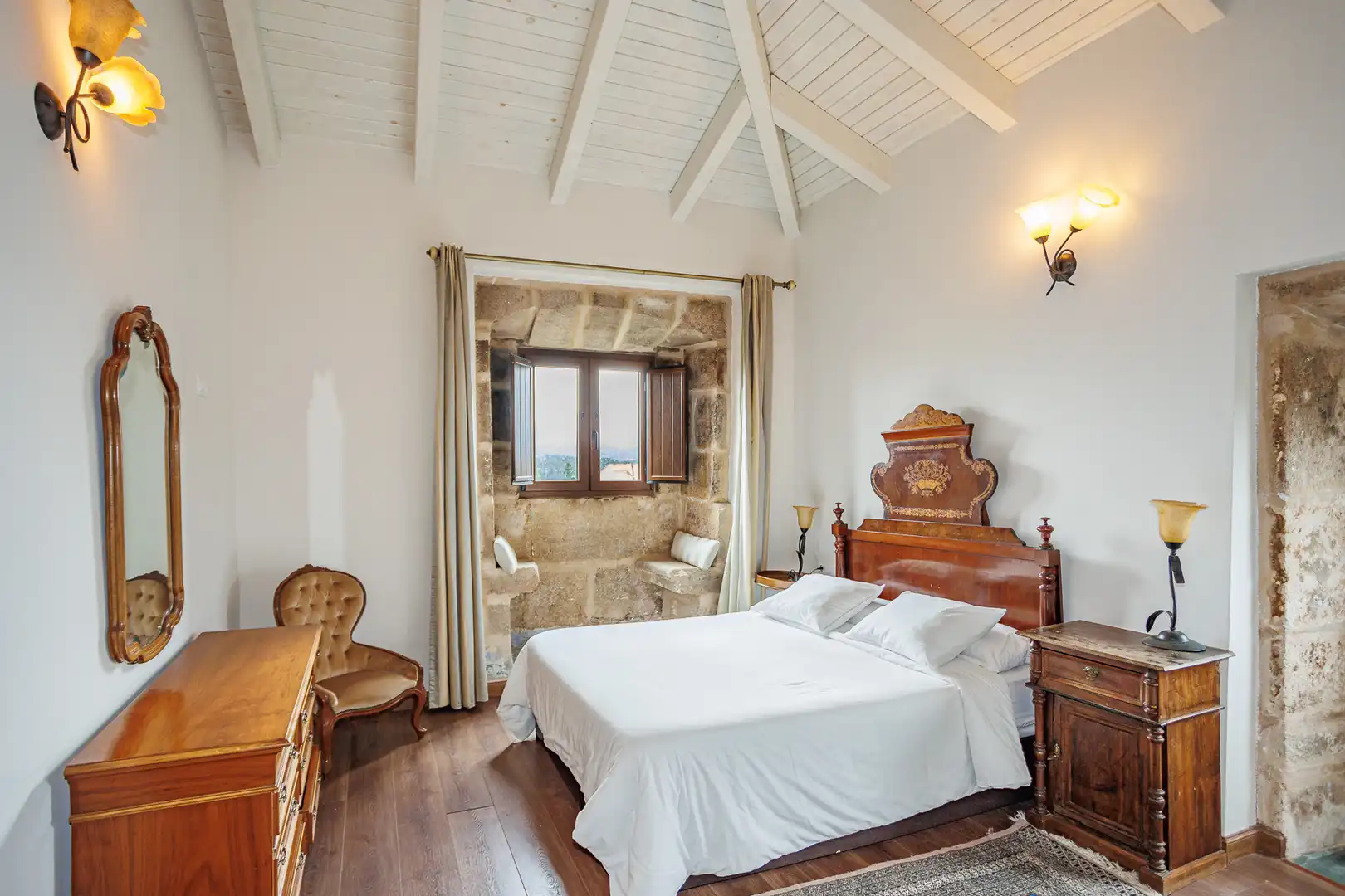 Habitación de Finca rústica en venta en A Laracha   con Amueblado