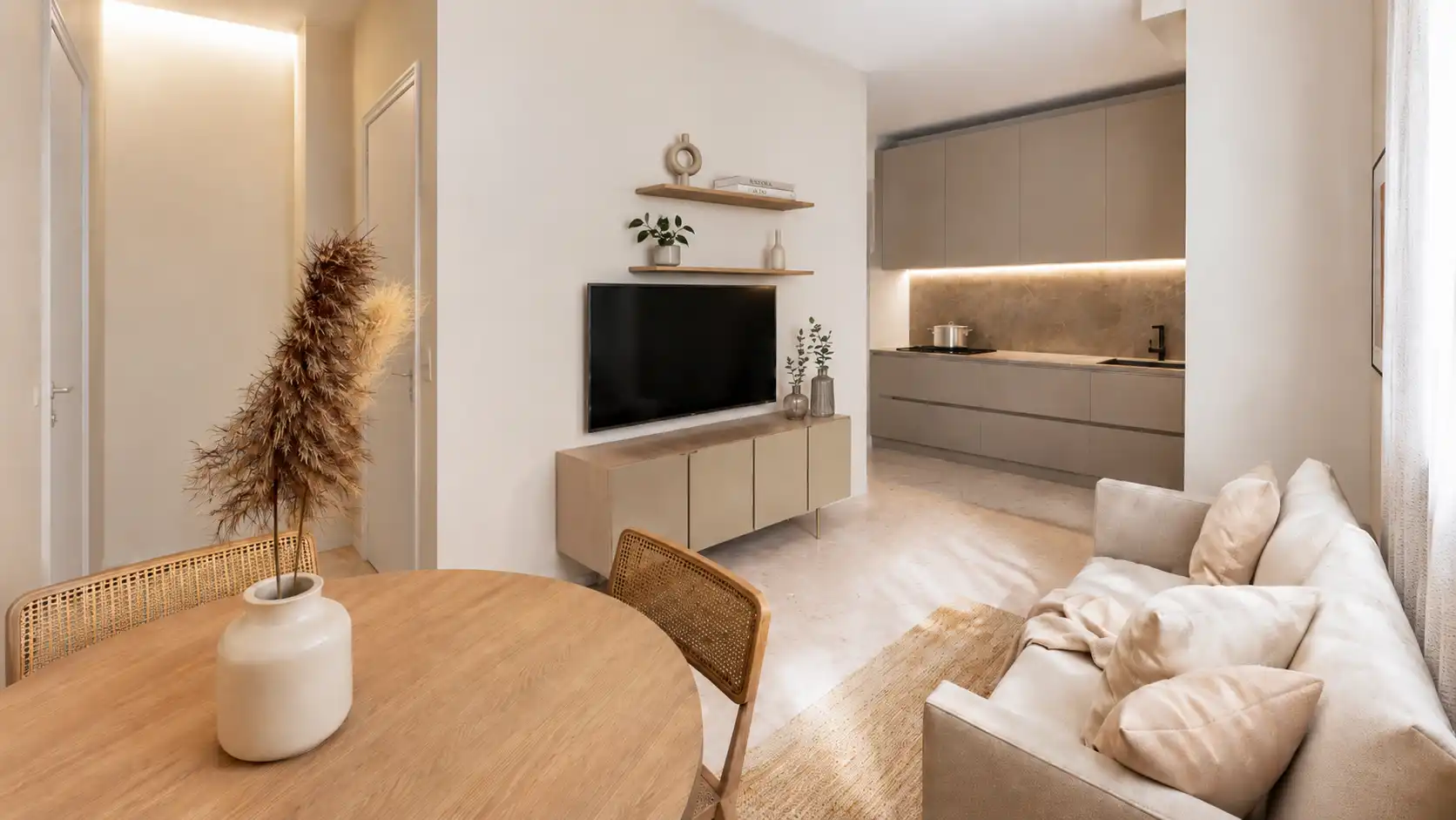 Sala d'estar de Apartament en venda en Murcia amb Aire condicionat