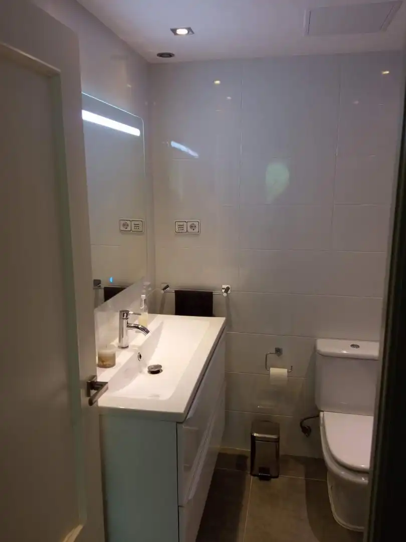 Bathroom of Flat for sale in Salou  with Heating, Private garden and Swimming Pool
