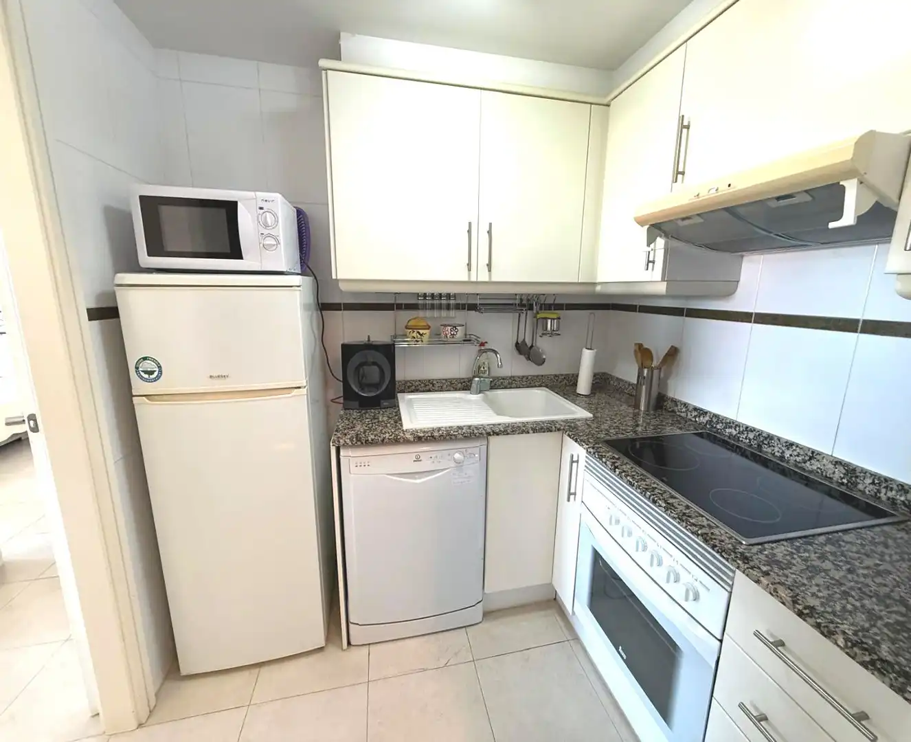Kitchen of Apartments for sale in Calpe / Calp  with Air Conditioner, Heating and Private garden