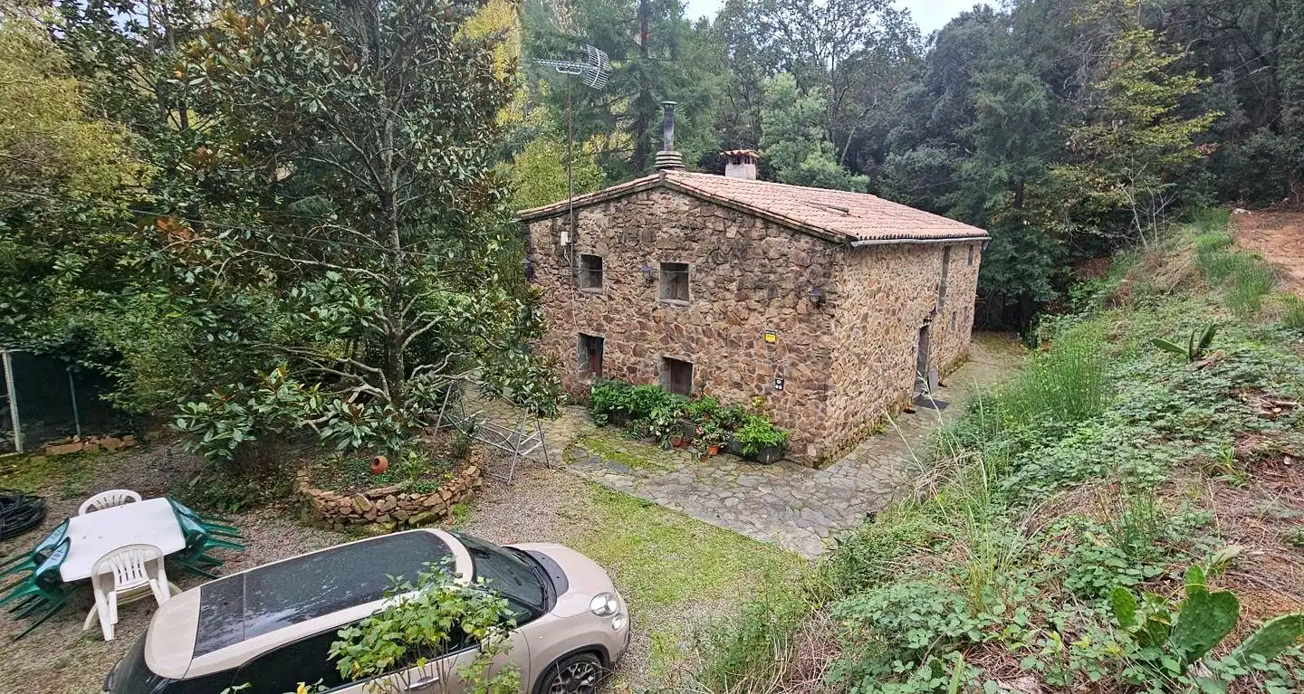 Vista exterior de Finca rústica en venta en Arbúcies con Jardín privado, Terraza y Amueblado