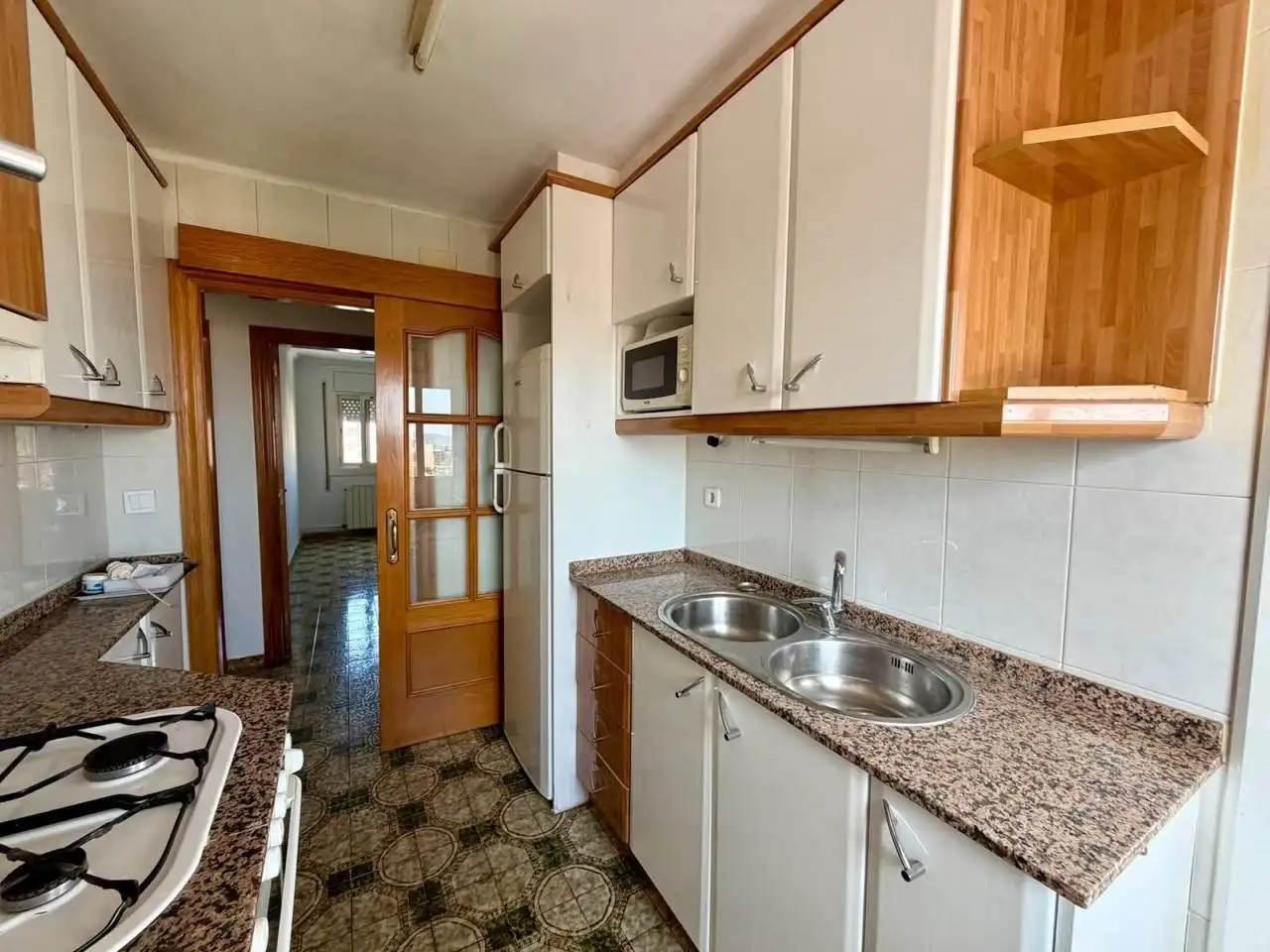 Kitchen of Flat for rent in Sabadell  with Heating and Balcony