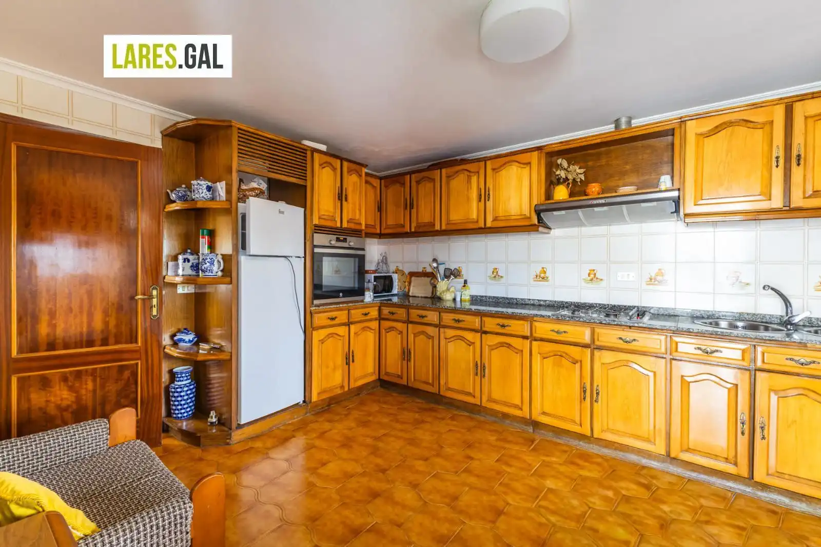 Cocina de Casa o chalet en venta en Bueu con Jardín privado, Terraza y Trastero