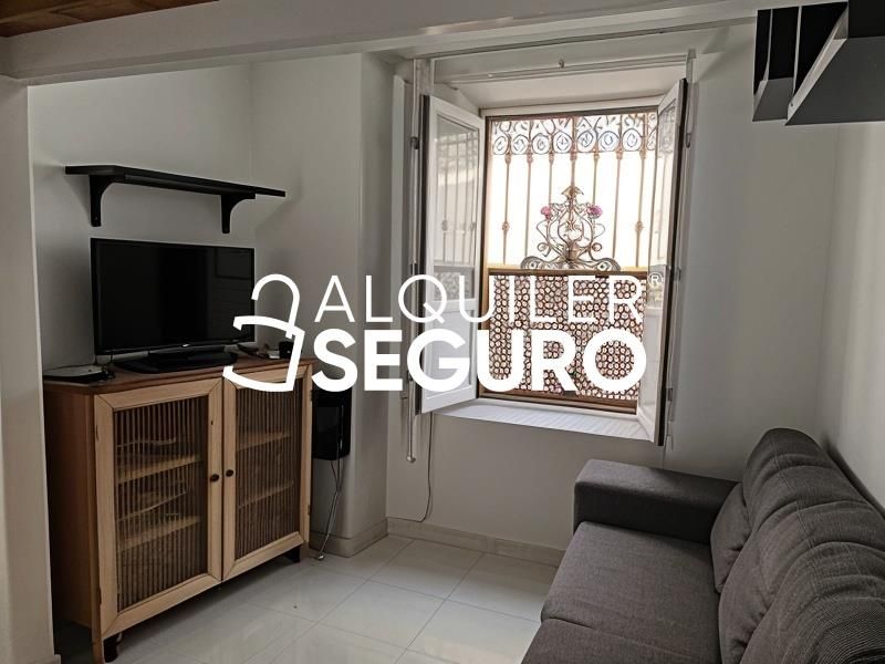 Sala d'estar de Loft de lloguer en  Sevilla Capital amb Aire condicionat i Moblat