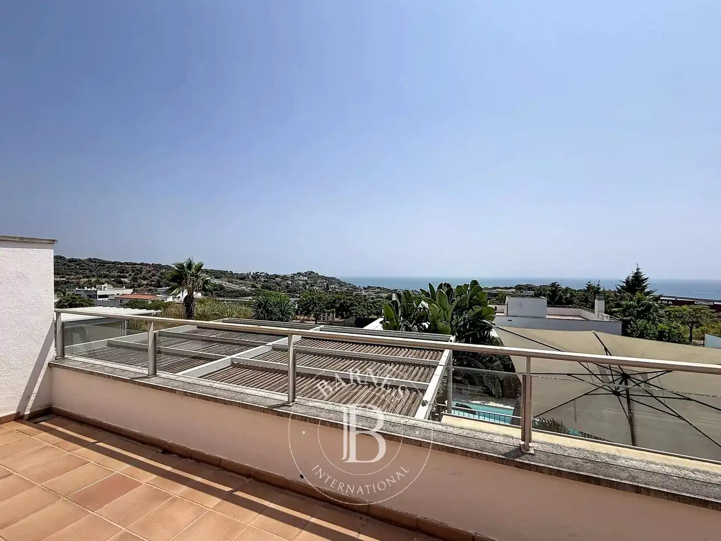 Terraza de Casa adosada en venta en Mataró con Aire acondicionado, Calefacción y Jardín privado