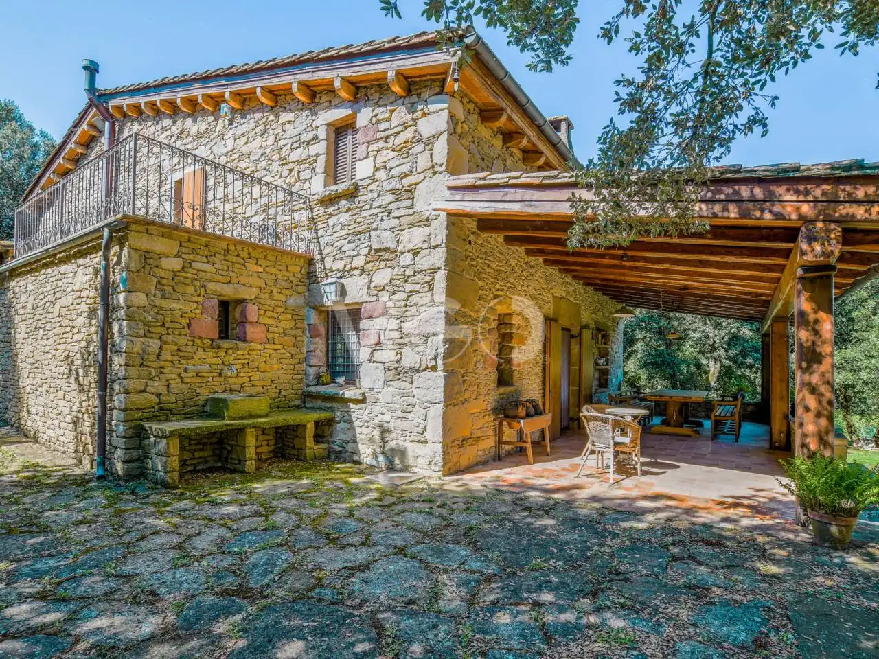 Außenansicht von Country house zum Verkauf in Sant Julià de Vilatorta mit Heizung, Privatgarten und Terrasse