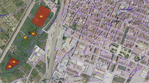 Conjunto de 5 suelos en zona Industrial sin Urbanizar