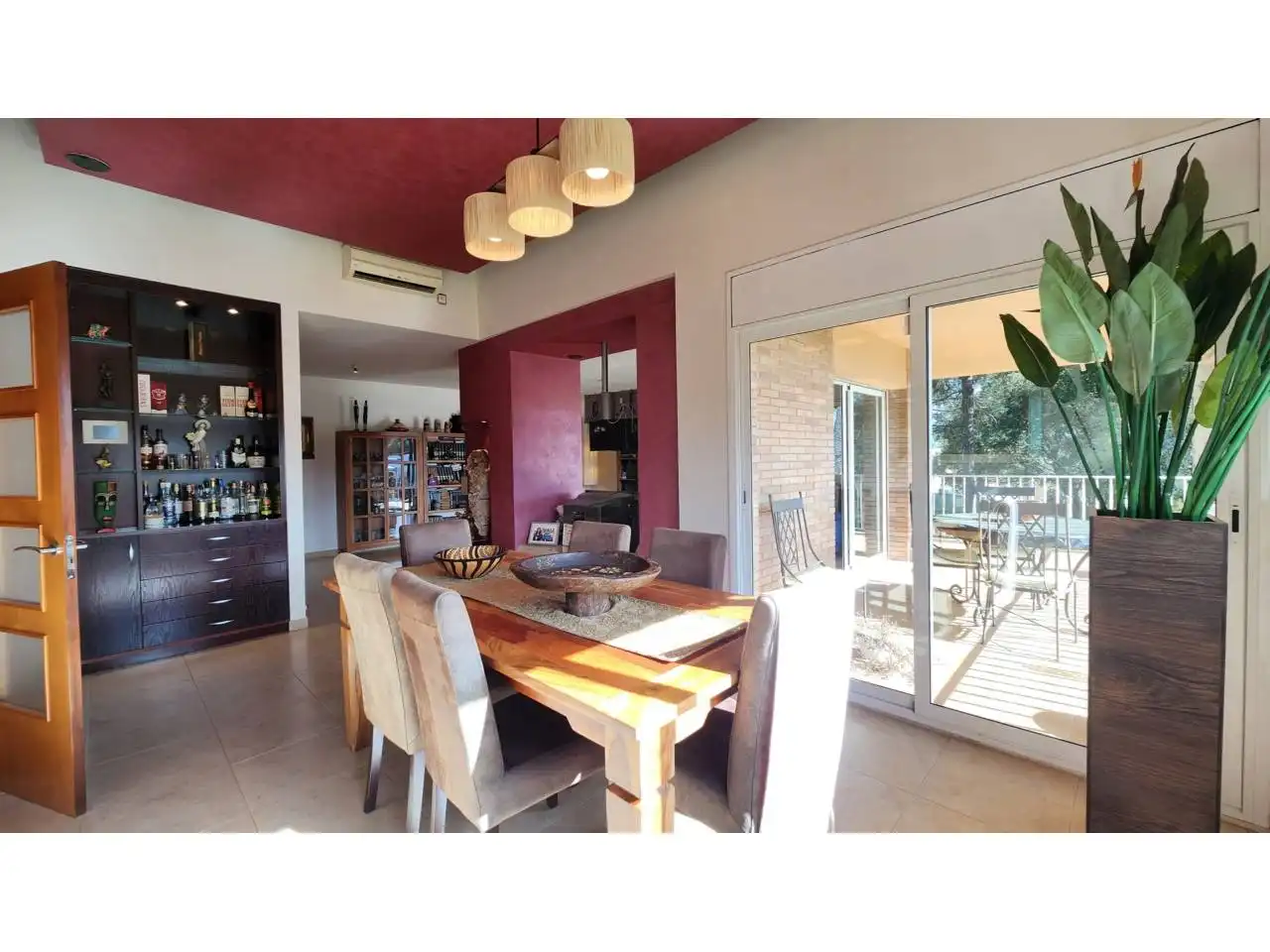 Dining room of Houses for sale in Sabadell  with Air Conditioner, Heating and Private garden