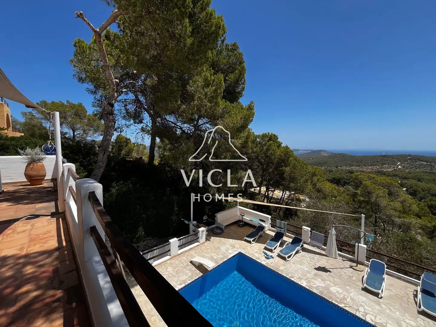 Vista exterior de Casa o chalet de alquiler en Sant Josep de sa Talaia con Aire acondicionado, Calefacción y Terraza