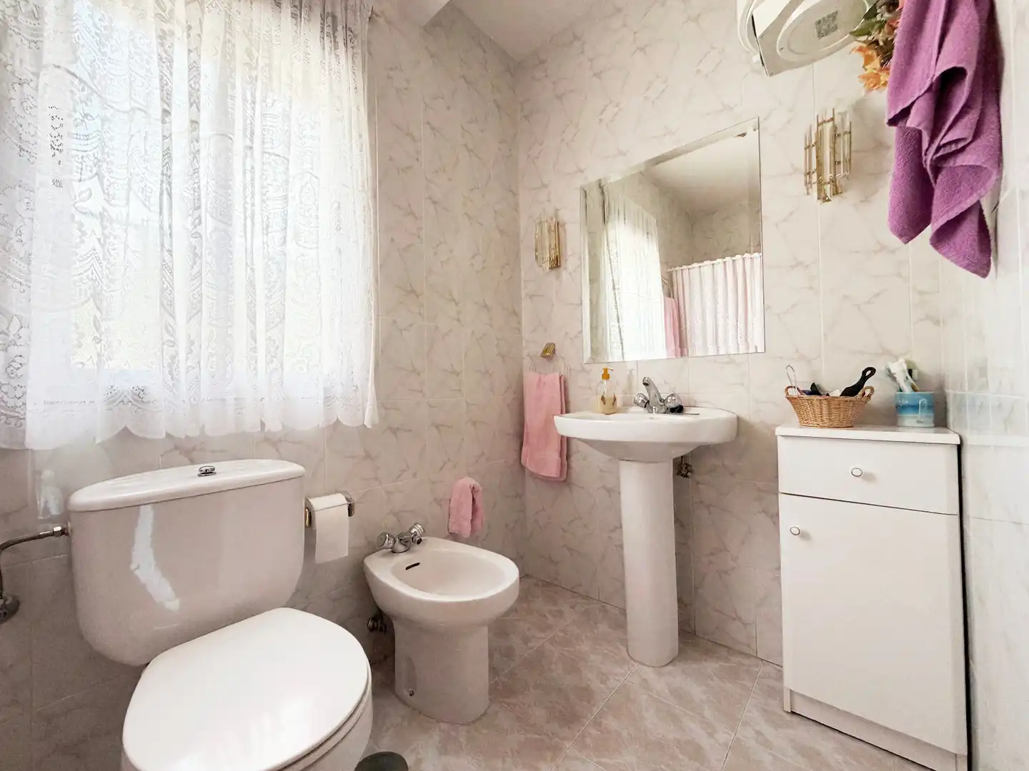 Baño de Casa o chalet en venta en Santa Cruz del Retamar con Aire acondicionado, Calefacción y Jardín privado