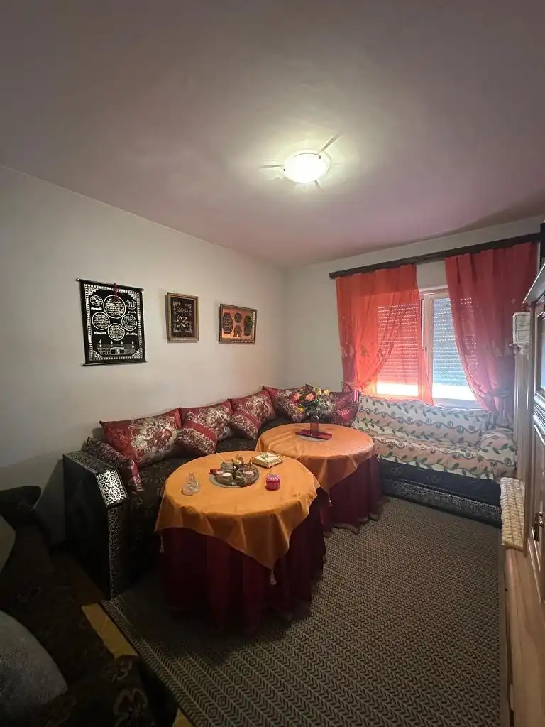 Sala de estar de Piso en venta en Muro de Alcoy con Amueblado