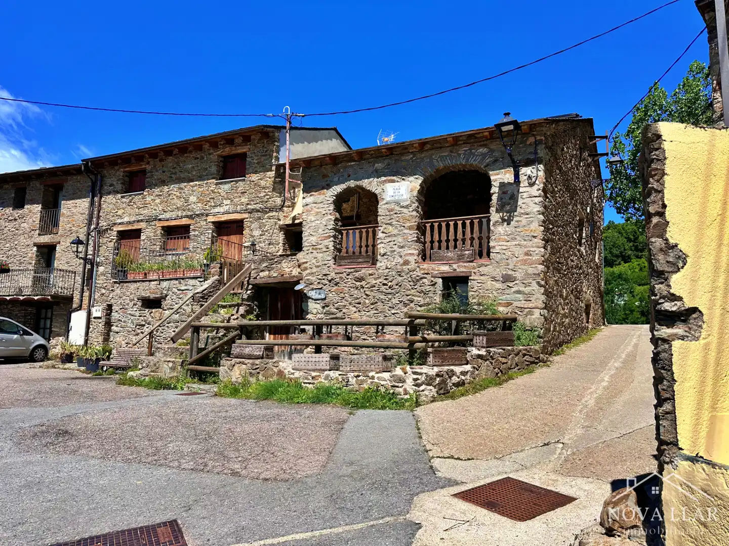 Exterior view of Houses for sale in Ribes de Freser  with Heating, Parquet flooring and Terrace