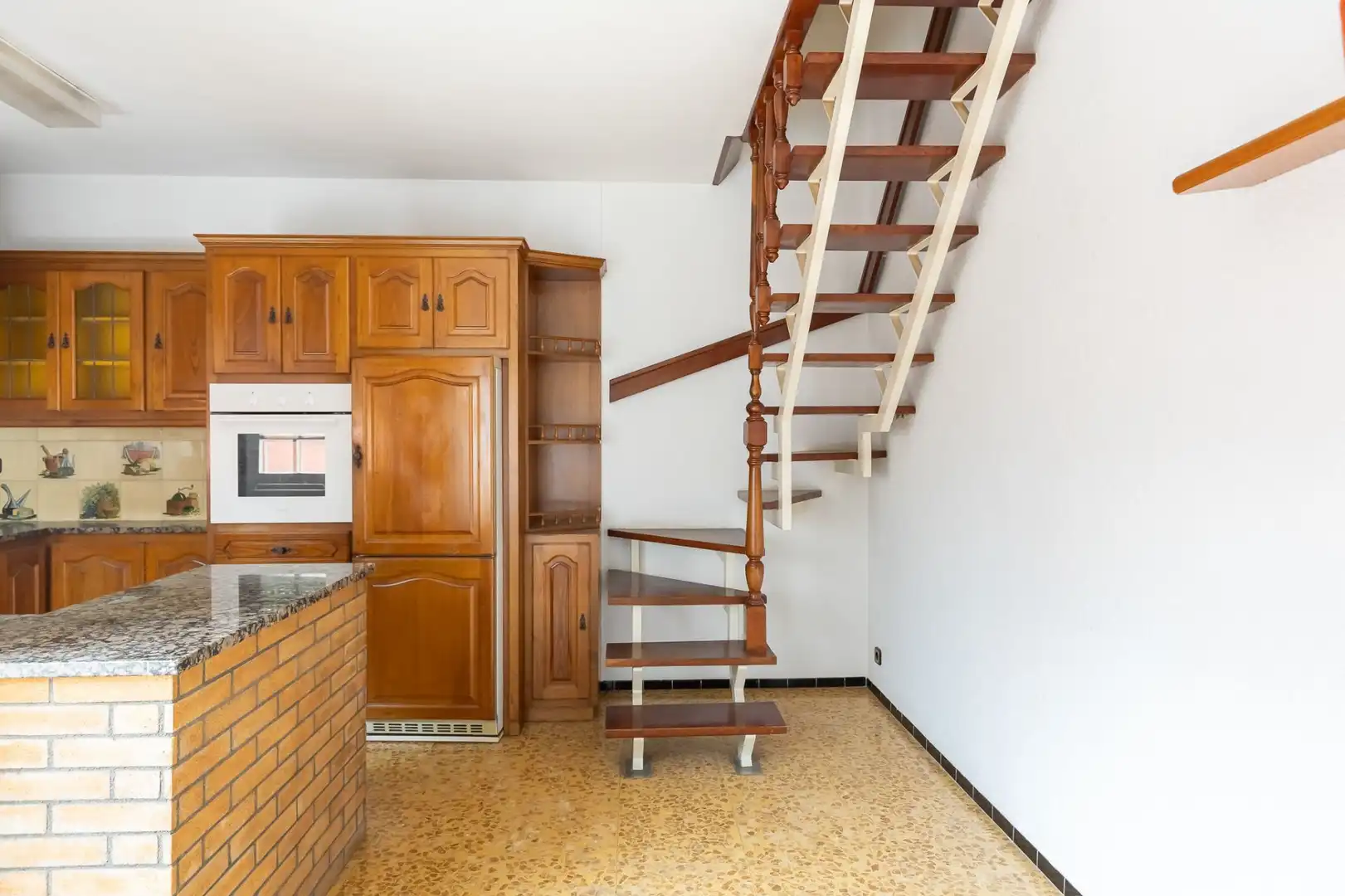 Kitchen of Duplexes for sale in Badalona  with Air Conditioner