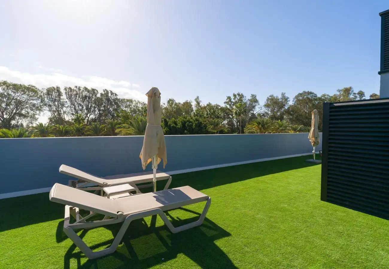 Terraza de Estudio de alquiler en Mogán