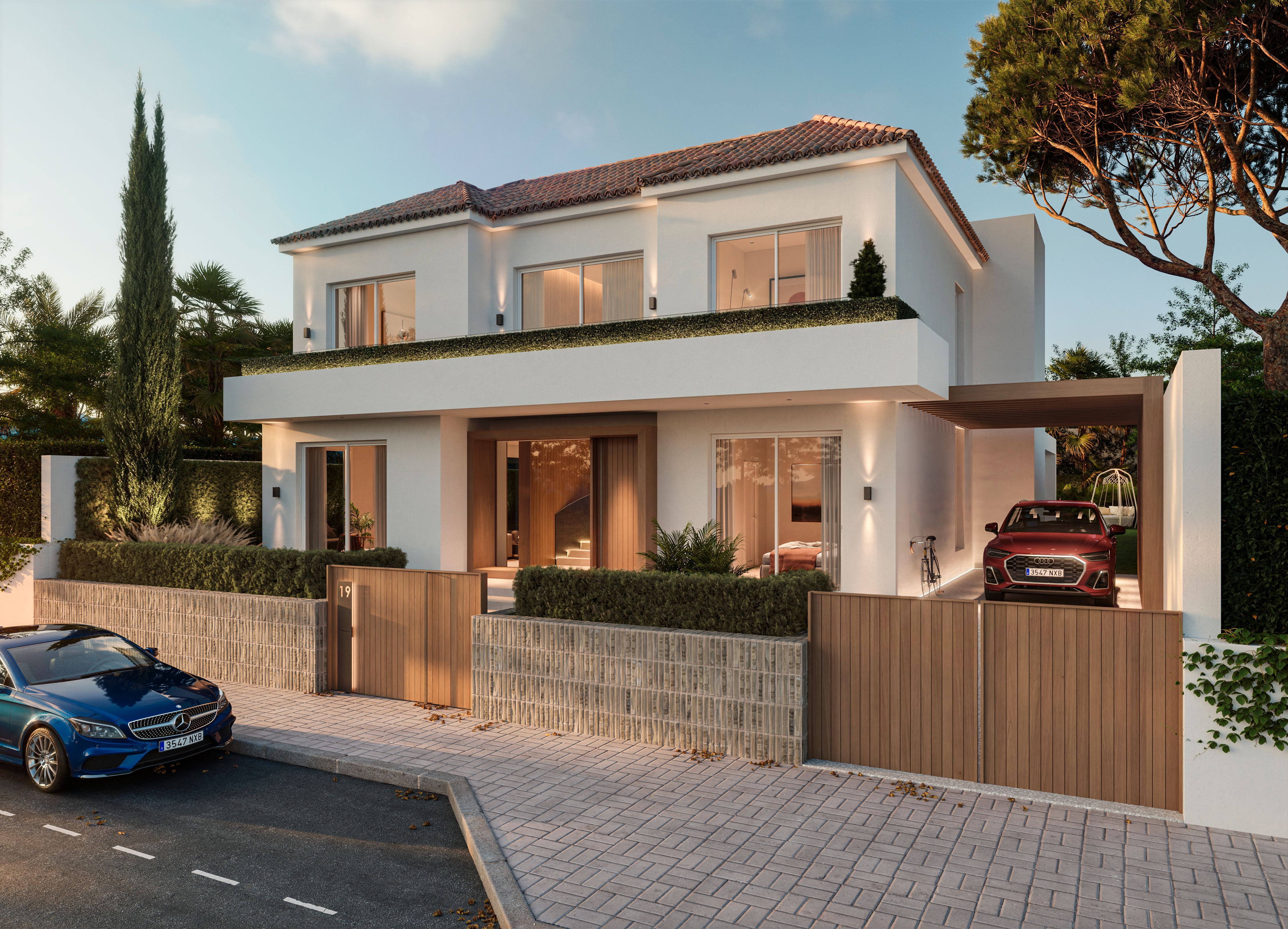 Vista exterior de Casa o xalet en venda en Málaga Capital amb Jardí privat, Terrassa i Piscina
