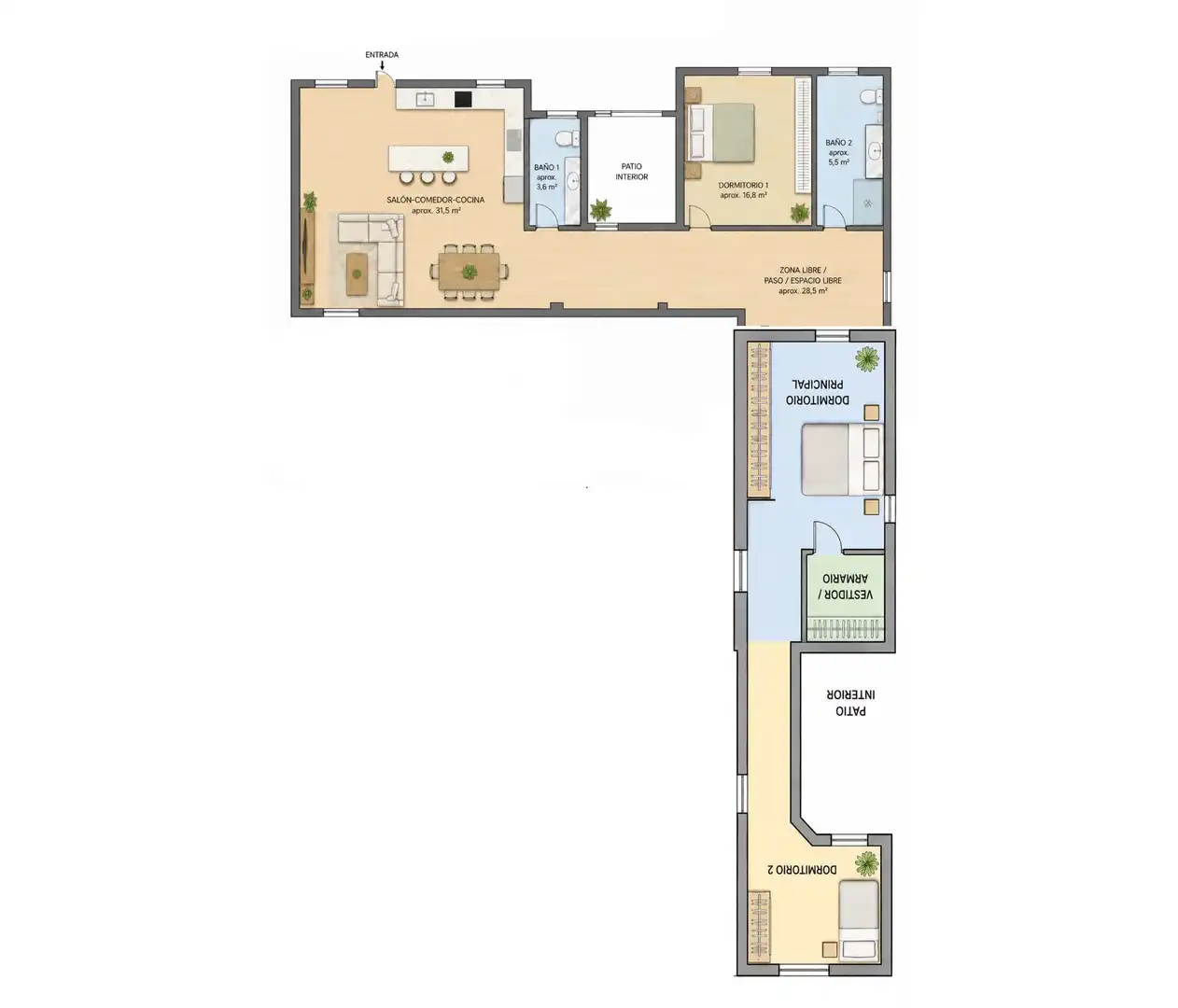 Wohnung zum Verkauf in El Pópulo - Santa María, imagen 2