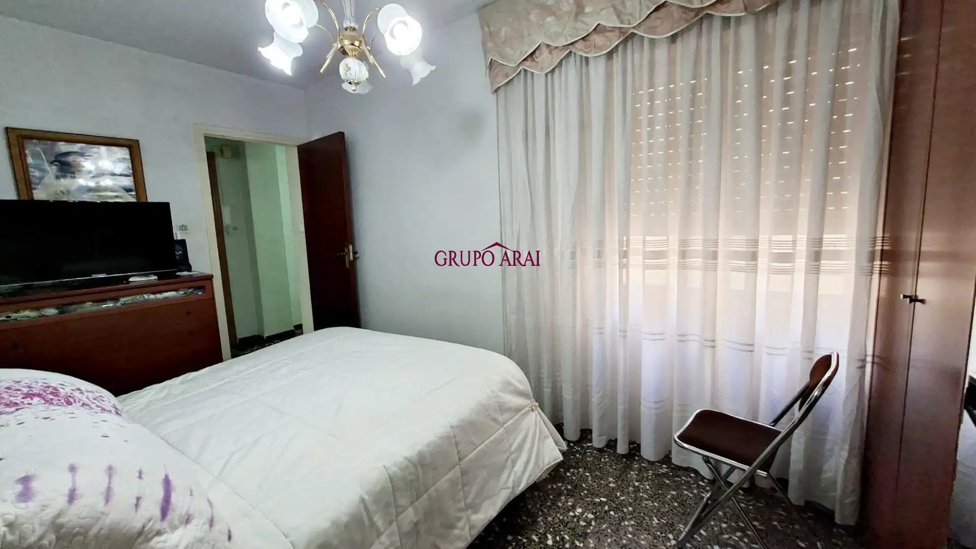 Bedroom of Flat for sale in Aspe  with Balcony