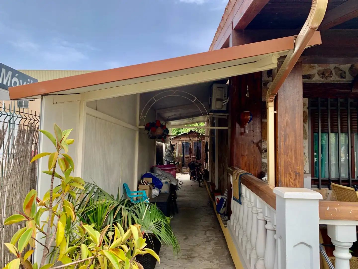 Vista exterior de Casa o chalet en venta en Lora del Río con Aire acondicionado, Calefacción y Jardín privado