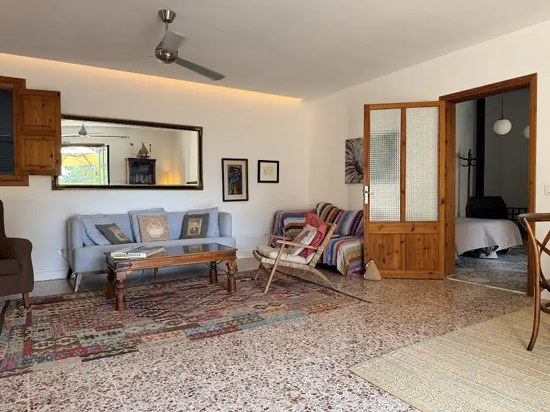 Sala d'estar de Casa o xalet en venda en Llucmajor amb Jardí privat, Terrassa i Traster