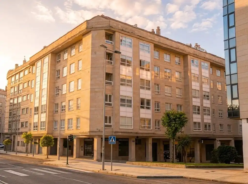 Vista exterior de Piso en venta en Vigo  con Calefacción