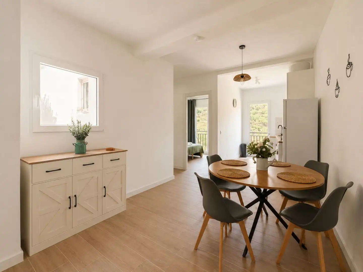 Dining room of Flat for rent in Torrox  with Air Conditioner, Furnished and Balcony