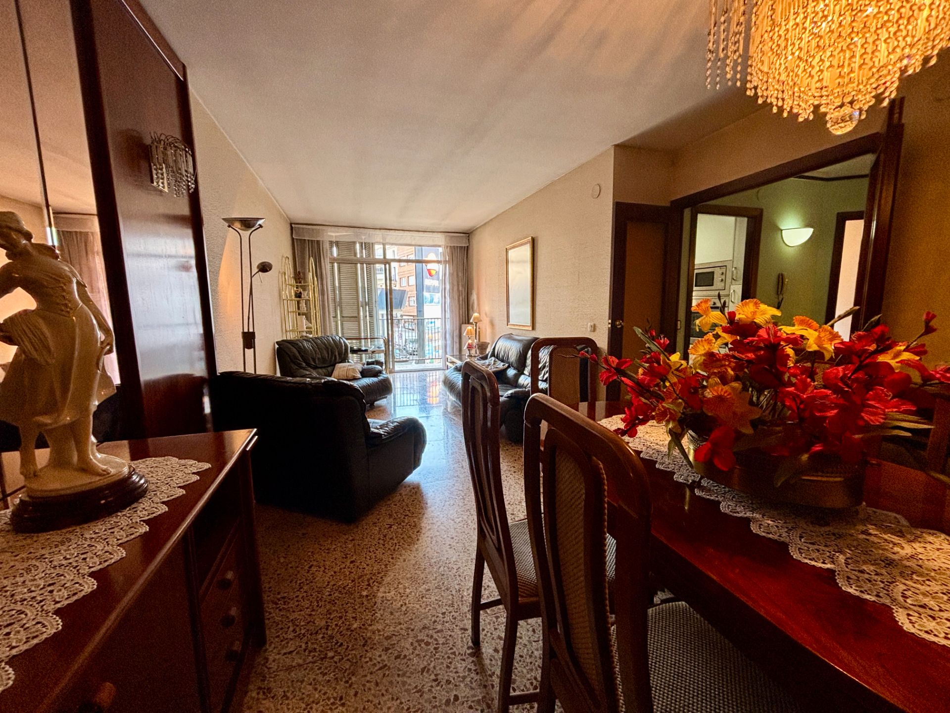 Sala d'estar de Pis en venda en  Lleida Capital amb Calefacció i Balcó