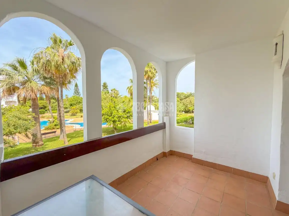 Garden of Flat for sale in Rota  with Air Conditioner, Terrace and Storage room