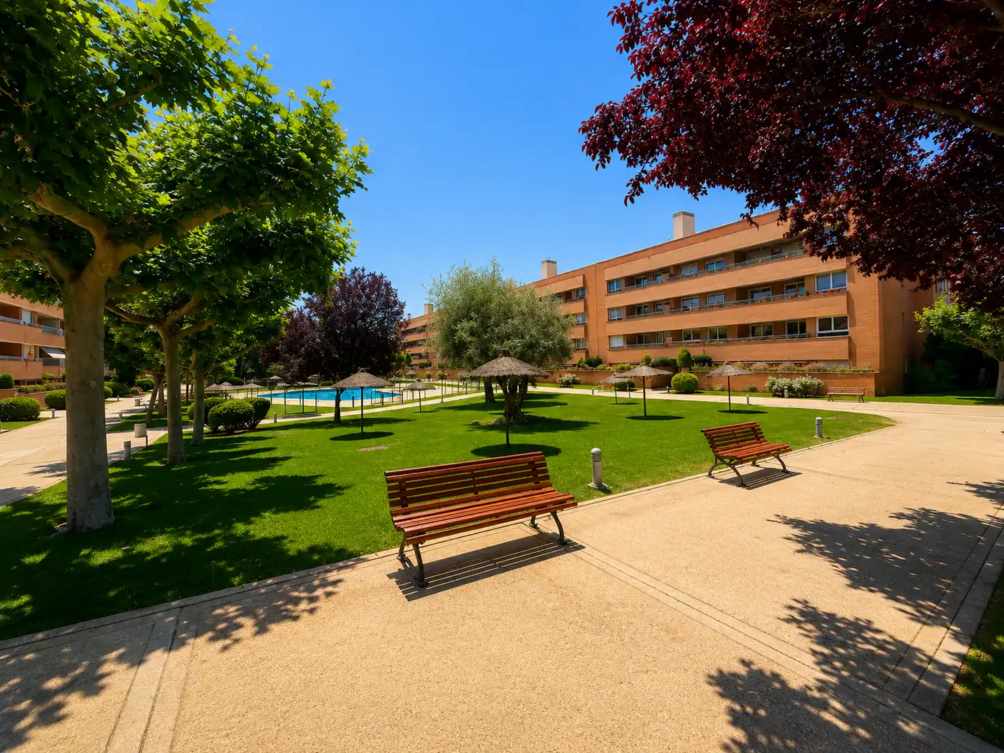 Garden of Flat for sale in Pozuelo de Alarcón  with Air Conditioner, Heating and Storage room