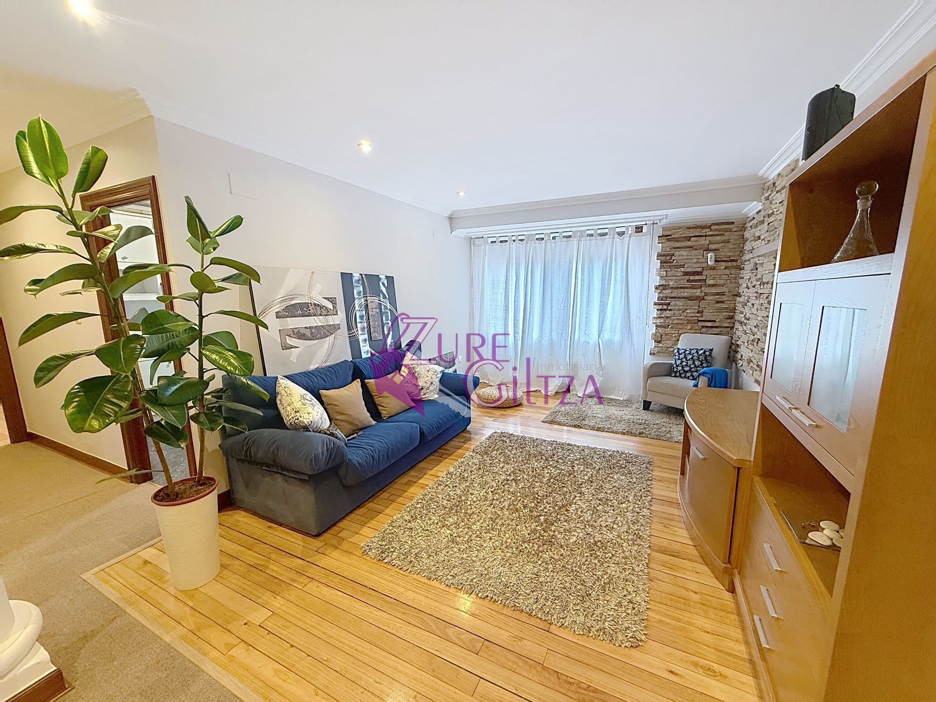 Living room of Flat for sale in Berriz  with Heating, Storage room and Furnished