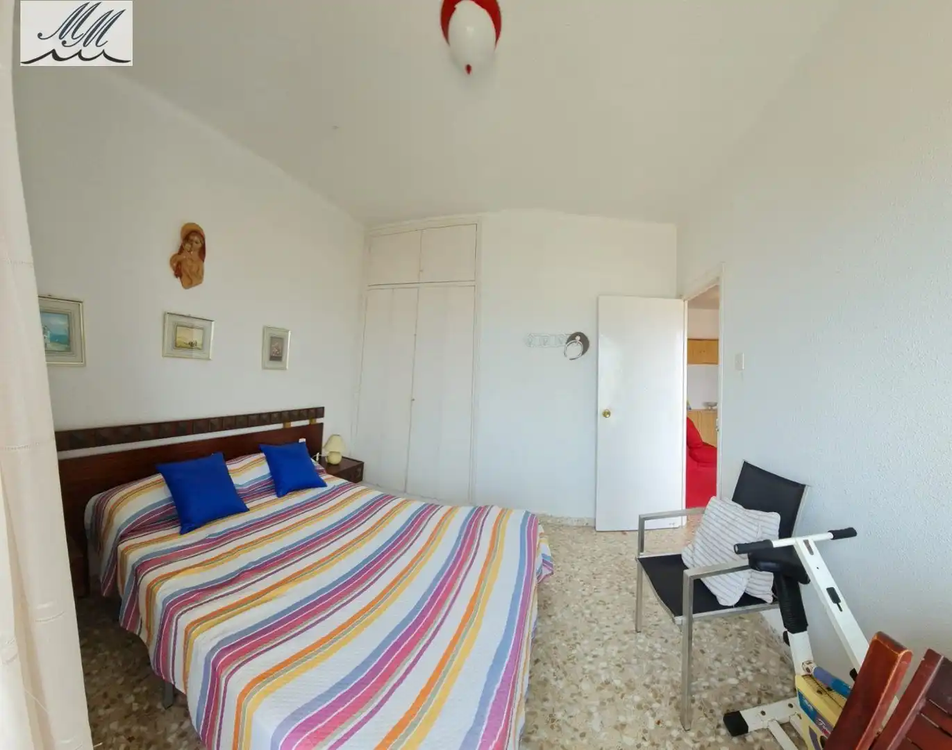 Schlafzimmer von Wohnung zum Verkauf in Cartagena mit Möbliert und Balkon